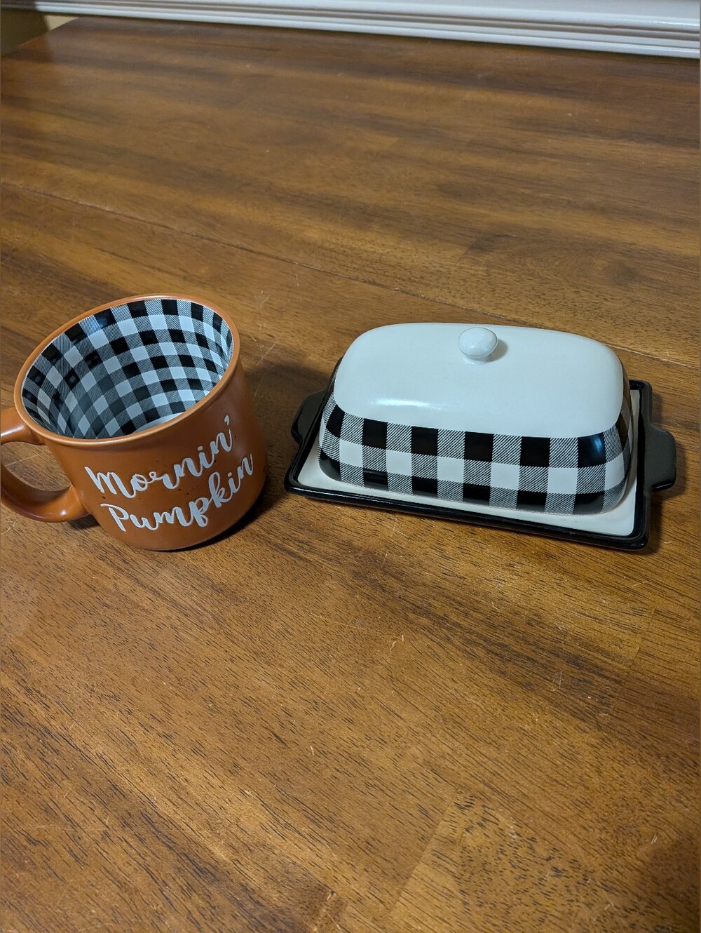 Fall Mug And Butter Dish Set